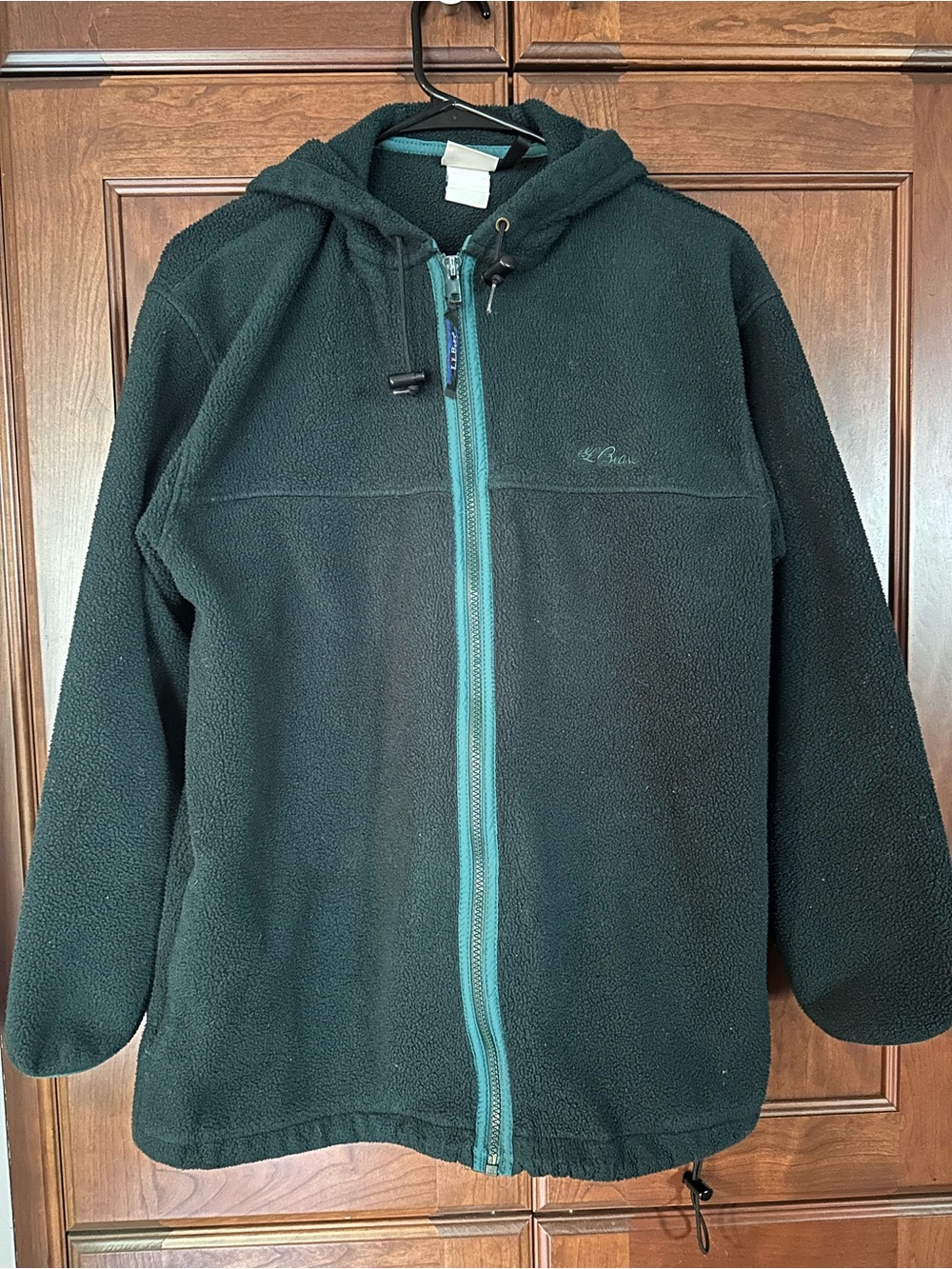 Vintage LLBean hooded full zip fleece